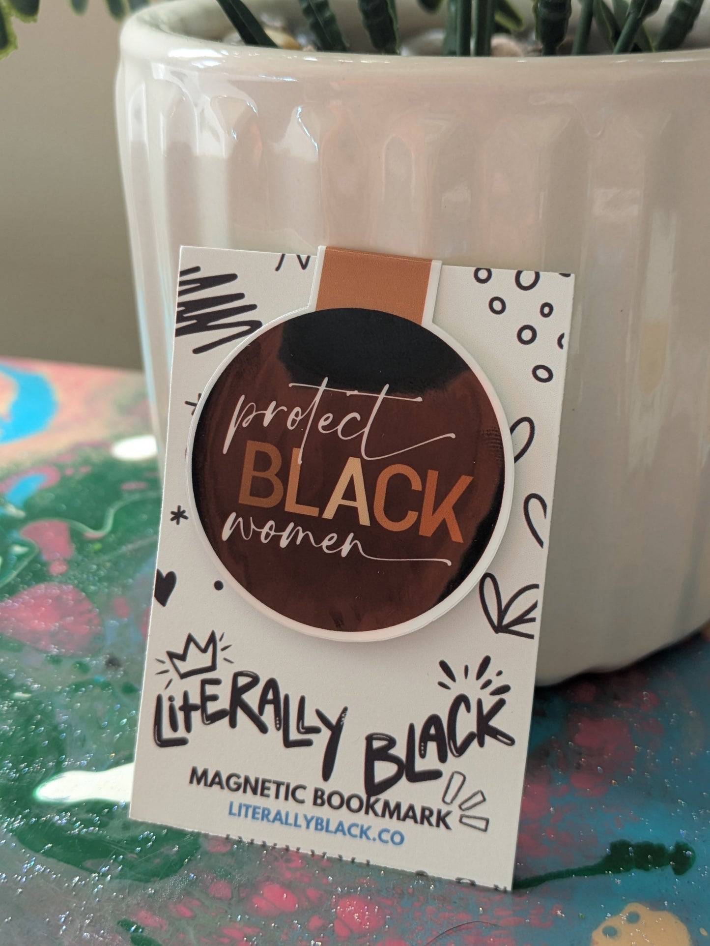 Protect Black Women Magnetic Bookmark