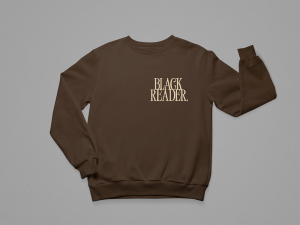 BLACK READERS Embroidered Crewneck Sweatshirt