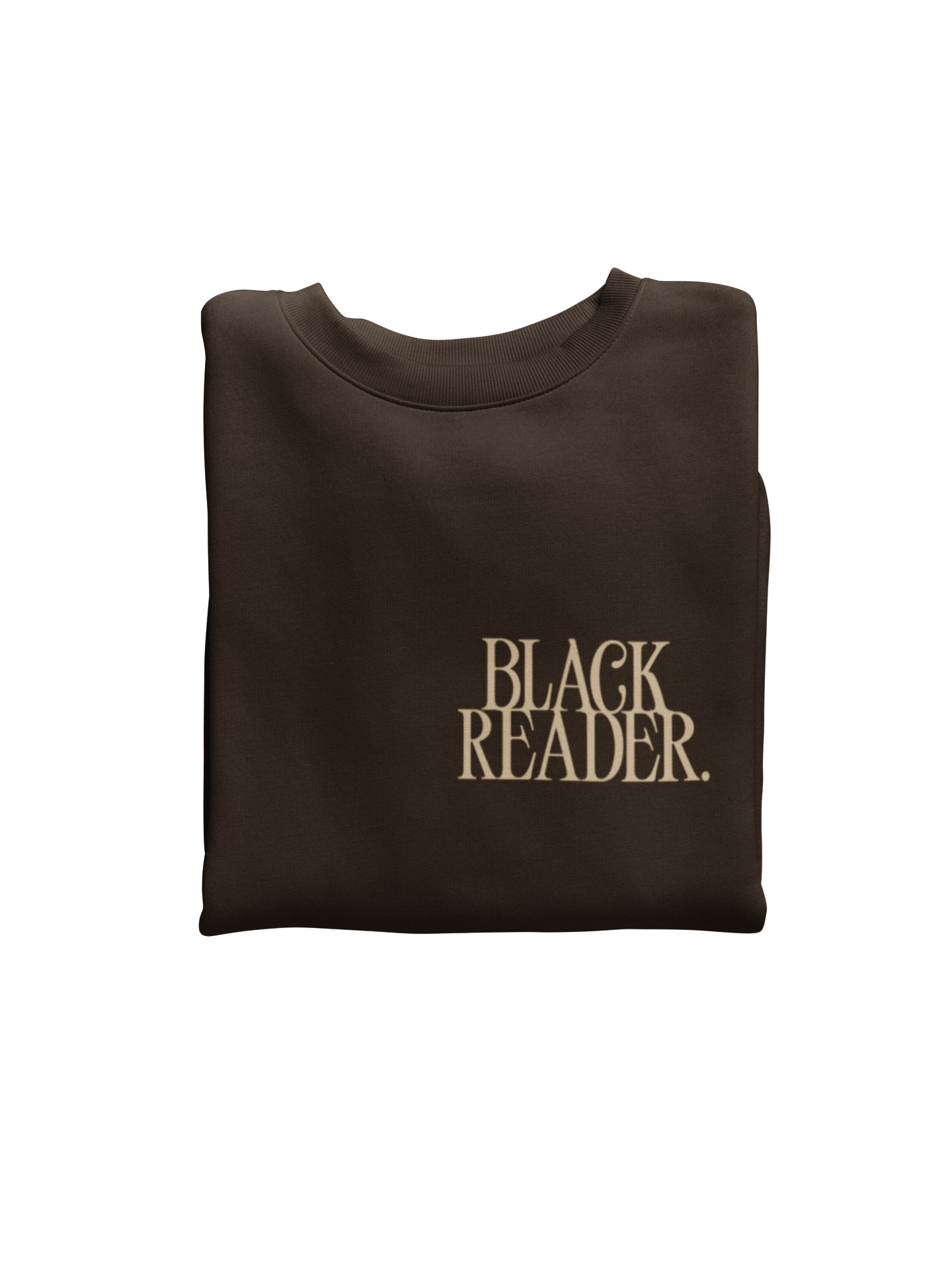 BLACK READERS Embroidered Crewneck Sweatshirt
