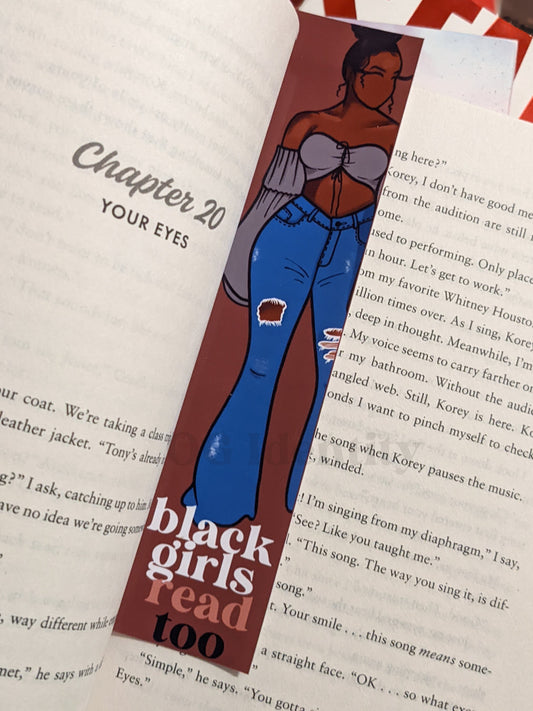 Black Girls Read Too Bookmark