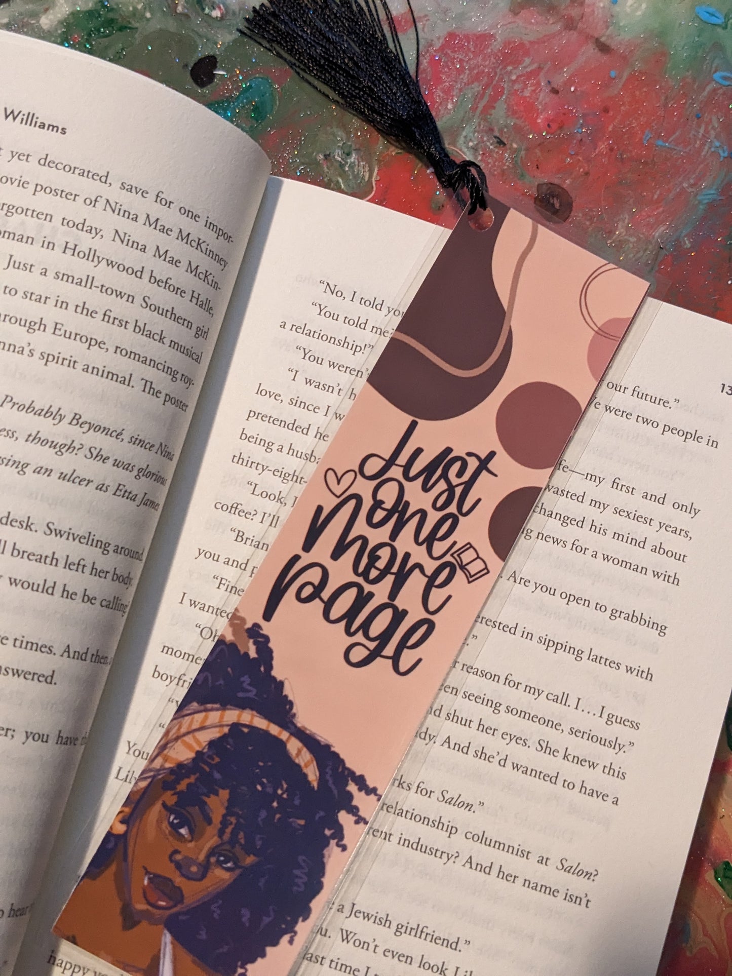 Just One More Page Bookmark