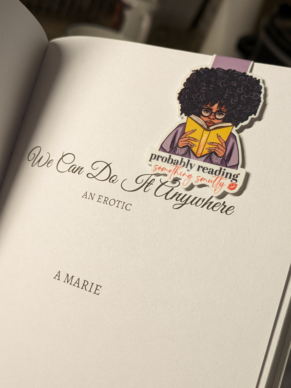 Probably Reading Magnetic Bookmark