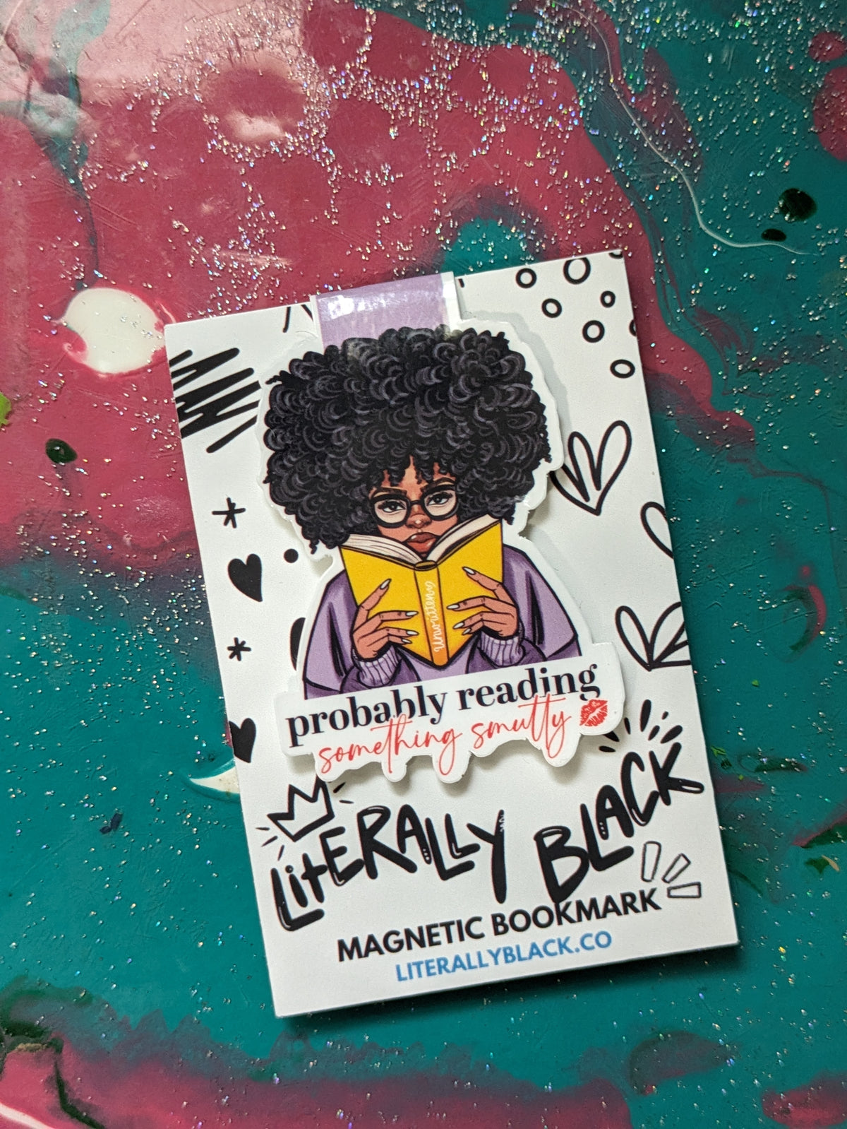Probably Reading Magnetic Bookmark