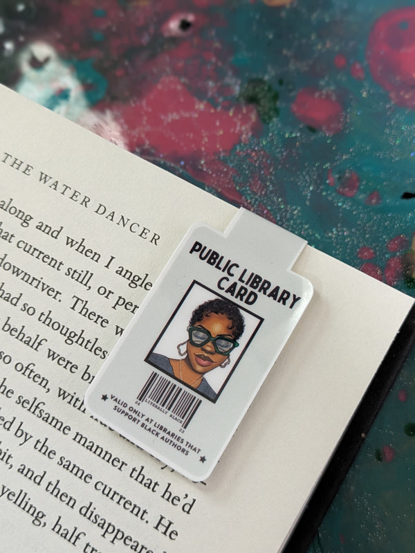 Public Library Card Magnetic Bookmark