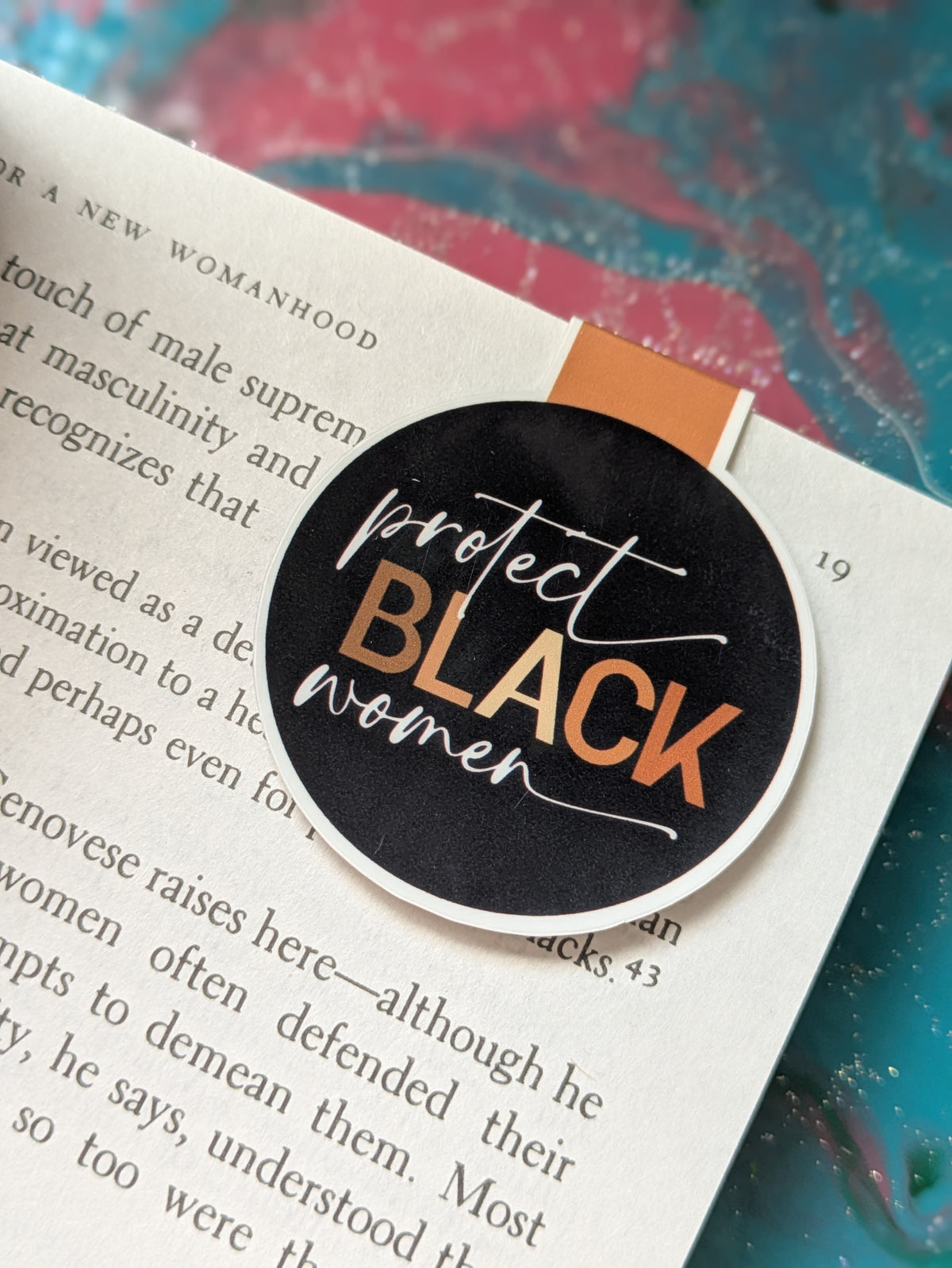 Protect Black Women Magnetic Bookmark