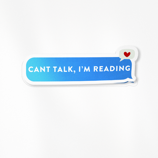 Can't Talk Sticker | Waterproof Sticker | Black Girl Stickers