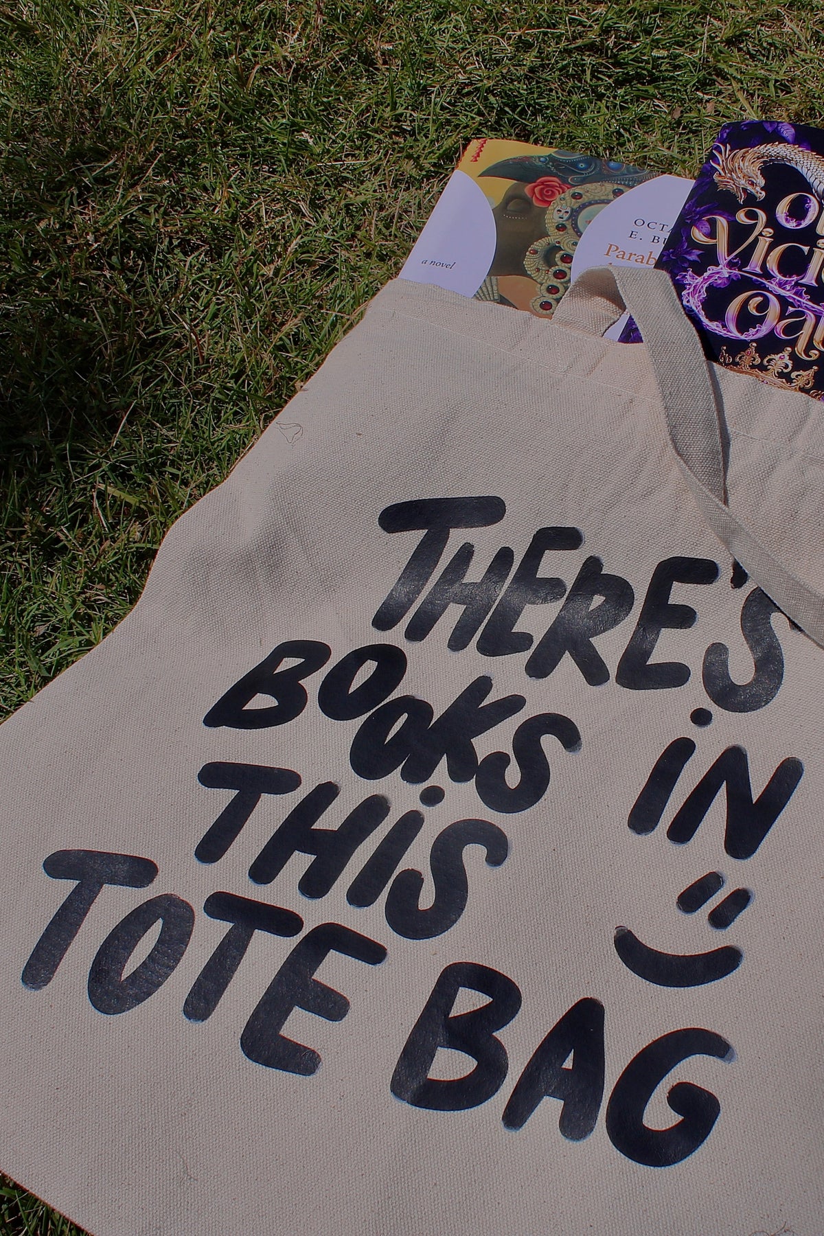 There's Book In Here Tote Bag