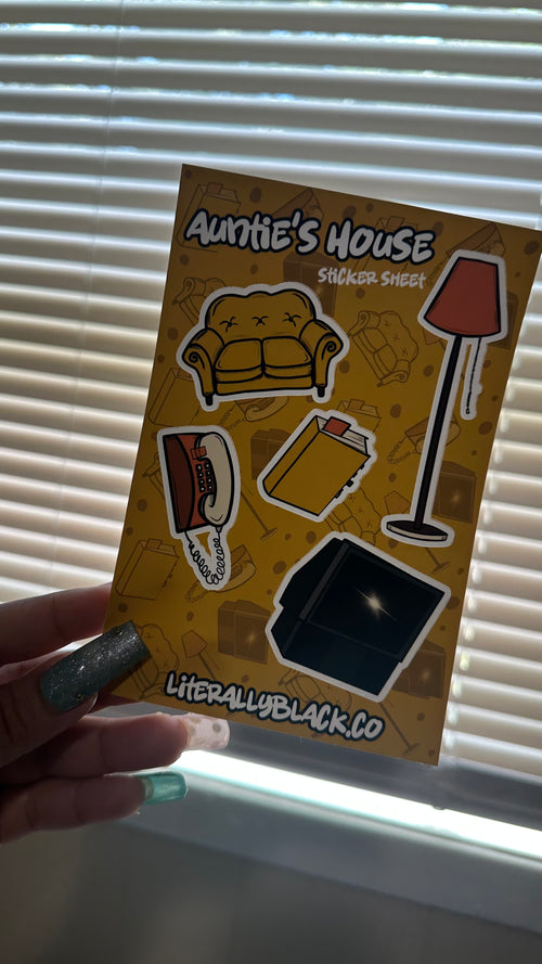 Auntie's House Sticker Sheet