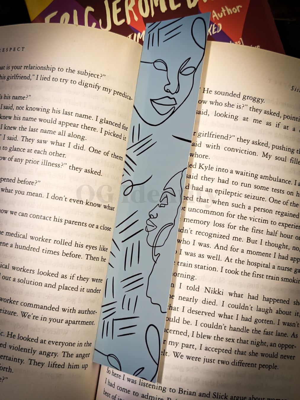 One Line Bookmark